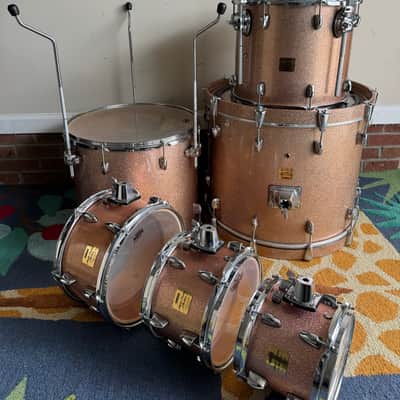 Yamaha Maple Custom Absolute- Made in Japan – Pink Champagne Sparkle (RARE) image 7