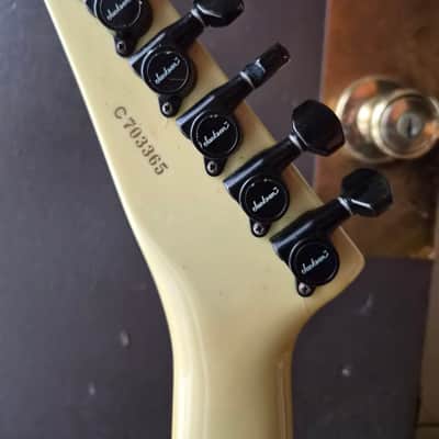 Charvel Model 6 HSS with Rosewood Fretboard 1986 - 1989 - Pearl White image 13
