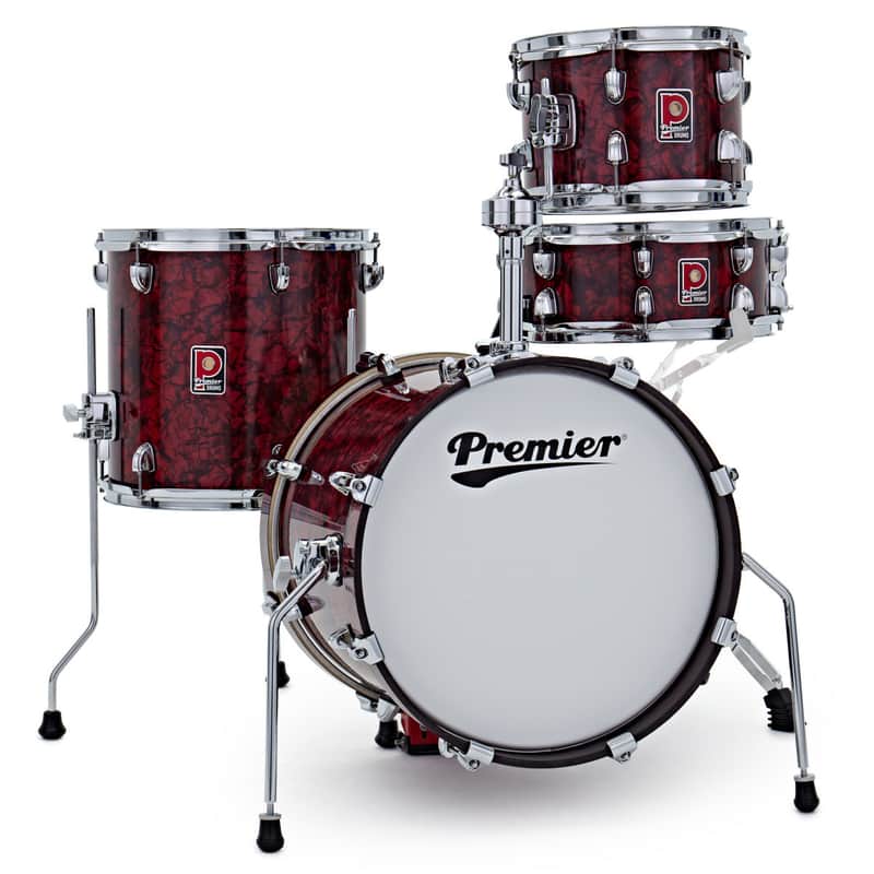 Premier Artist Heritage Series 16" Four-Piece Birch Drum Shell Pack Burgundy Pearl PAH16-4SPBUW image 1