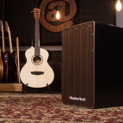 Rhythm Tech CAJON w/ BASSPORT in Black - RT5751EB image 4