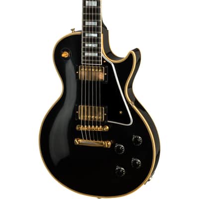 Gibson 1957 Les Paul Custom Reissue 2-Pickup VOS Electric Guitar - Ebony image 1