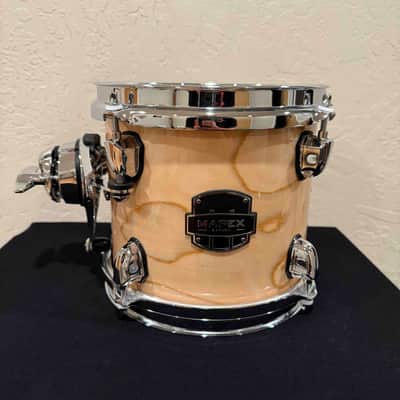 ~NEW!~ Mapex SRT807ZXN Saturn VI Maple/Walnut Hybrid 7x8 Rack Tom in Exotic Natural Burl Gloss Lacquer image 3