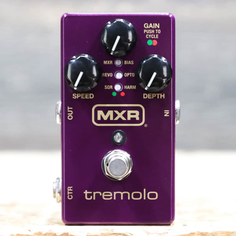 MXR M305 Tremolo Six Well-Crafted Waveforms Full Range Tremolo Effect Pedal image 1