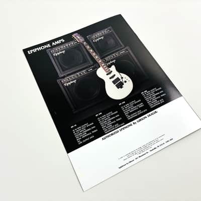 Epiphone by Gibson — Electric Catalogue Era of Hair, Heat & Humbuckers. 1986 image 5