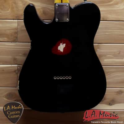 Fender Custom Shop 1952 Telecaster Relic Black Over Candy Apple Red 9238001608 image 4
