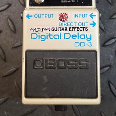 Boss DD-3 Digital Delay with Analogman High Cut Mod 3 Way Toggle Modded image 2