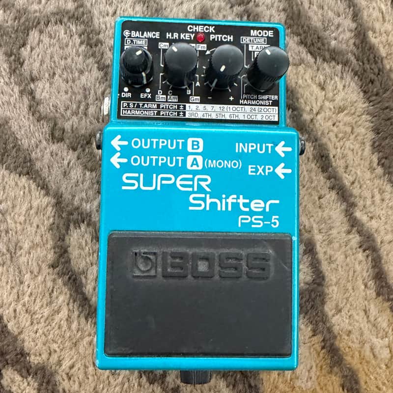 Boss PS-5 Super Shifter (Dark Gray Label) 1999 - Present - Blue image 1