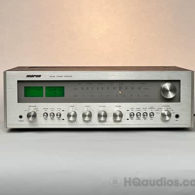 Vintage Morse 2500 Receiver - Fully Recapped & Serviced –Green VU Meters-1yr WRT image 3
