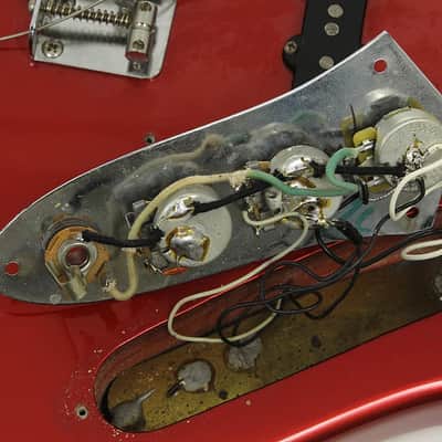 Fender Jazz Bass Candy Apple Red 70s Neck / MIJ Body image 12
