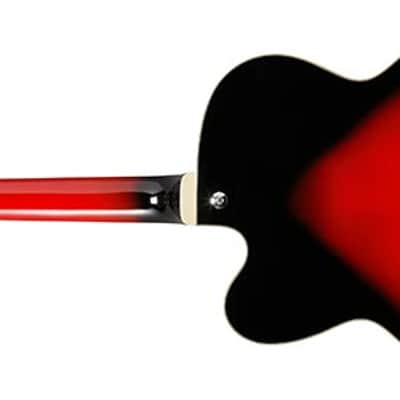 Ibanez AF75TRS Hollowbody Electric Guitar - Trans Red image 2