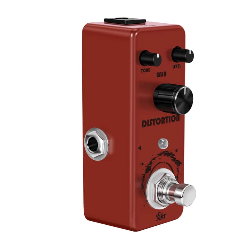 ISET Distortion Guitar Pedal Mini Single Guitar Effect Pedal For Electric Guitar Bass True Bypass image 1