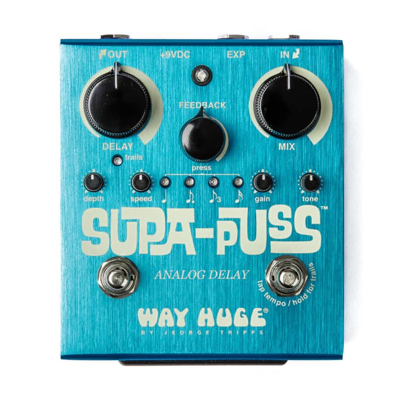 Mint Way Huge WHE707 Supa-Puss Analog Delay Guitar Effect with Tap Tempo image 1