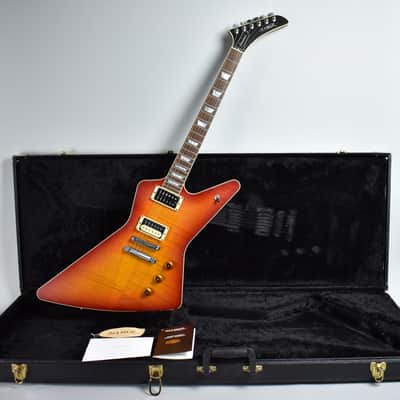 1996 Hamer Standard Sunburst Solidbody Explorer Electric Guitar w/OHSC USA! image 1