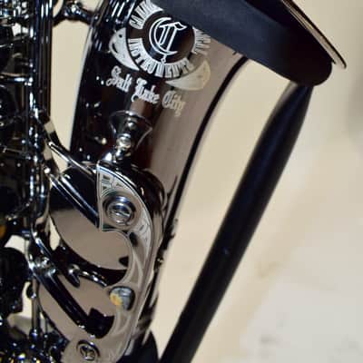 Cannonball A4 Big Bell Stone Series Standard Alto Saxophone, Polished Black Nickel w/ Case image 6