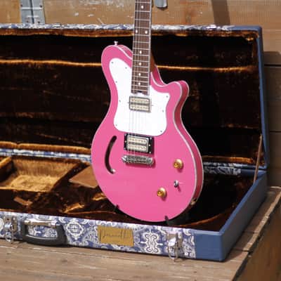 Perinetti Lancia Semi-Hollow - Pink Gold Sparkle image 5