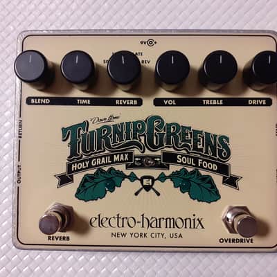Electro-Harmonix Turnip Greens Multi-Effect 2016 (Holy Grail Max Reverb & Klon-style Overdrive) image 11