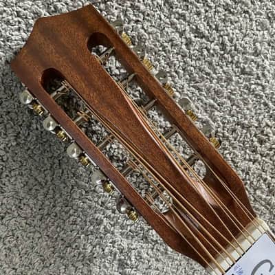 10 String Acoustic Electric Guitar, Solid Red Top Pine Body, Rosewood Fingerboard Neck image 8