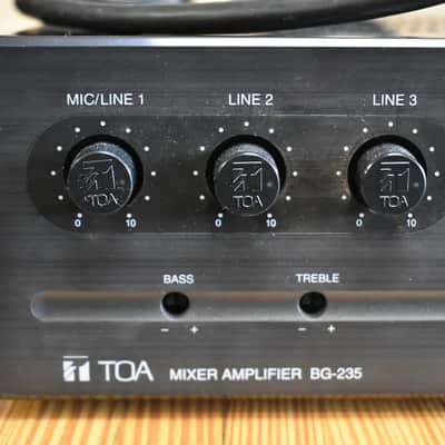 Used TOA BG-235 Mixer Amplifier 35W - MDP#371 image 3