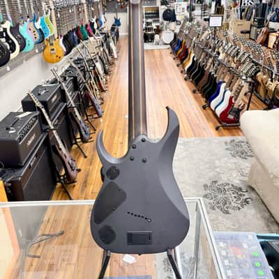 Ibanez Ibanez RGD71ALMS Axion Label Multi-Scale Electric Guitar 2019 - Aurora Burst Black Matte image 5