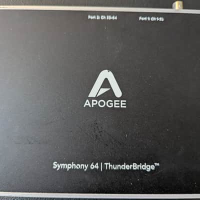 Apogee Symphony 64 | ThunderBridge image 3