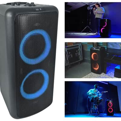 Rockville ELITE PARTY 65 Karaoke Machine System Party Speaker w/Mic+Tablet Stand image 2