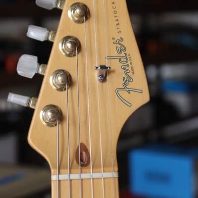 Fender American Standard 2002 Chrome Blue image 5