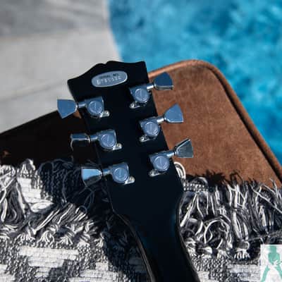 1978 Greco EG 500 B - Les Paul Standard - Ebony 8 lbs 11 oz's - Made In Japan - Pro Set Up w Perfect Frets/Action/Intonation! image 6