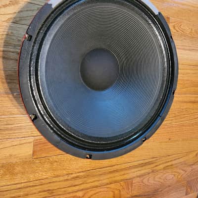 Eminence Red Coat Big Ben 15 inch 225 watt 8 ohm Guitar Speaker 2000s Black/Red image 2