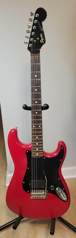 1987 Fender Japan Squier ST-331 Contemporary H - EMG 85 - Torino Red image 1
