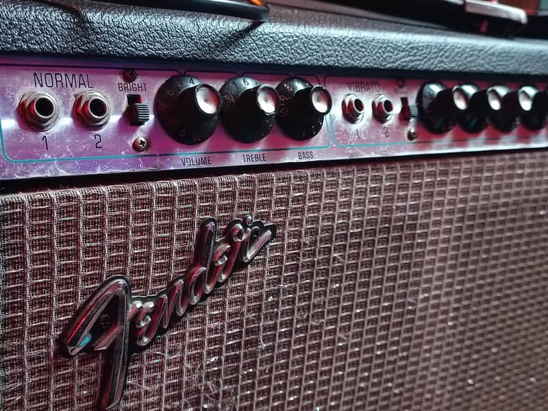 1975 FENDER SUPER REVERB SILVERFACE image 1