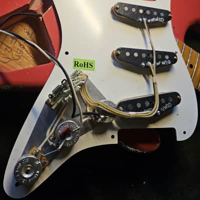 Fender Limited Edition Wildwood 10 Custom Shop 1957 Stratocaster 2017 - Faded Fiesta Red over Gold Sparkle image 16