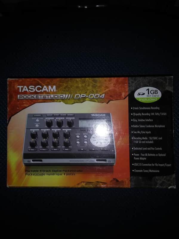 TASCAM Pocketstudio DP-004 Portable Digital 4-Track Recorder | Reverb