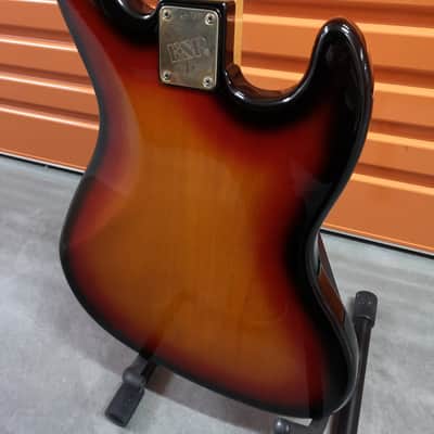 ESP Made in Japan Custom Order Left Handed Fretless Jazz Bass Sunburst image 8