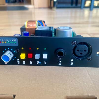 API 512c 500 Series Mic Preamp Module 2000 - Present - Black image 2