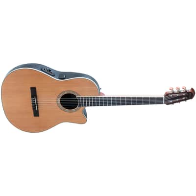 CS24C 4 G Classical Guitar Celebrity CS Standard Mid Cutaway Natural Ovation image 2