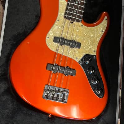 Fender Jazz Bass Deluxe 2005 - Candy Tangerine image 4