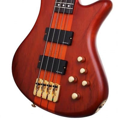 Schecter Stiletto Studio-4 Honey Satin HSN B-Stock Electric Bass Guitar Studio 4 image 2