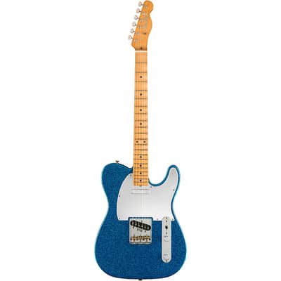 Fender J Mascis Telecaster Maple Fingerboard Electric Guitar Regular Sparkle Blue image 3