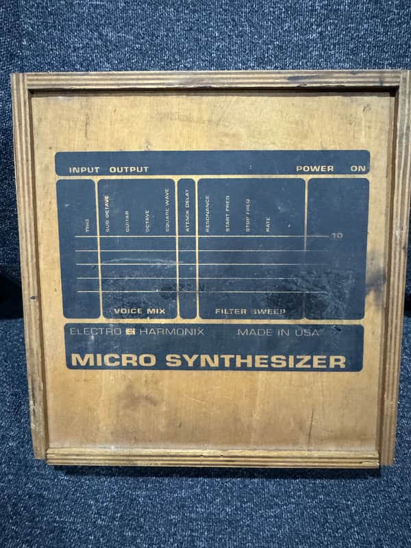 Electro-Harmonix Micro Synthesizer 1979 - 1984 - Black image 1