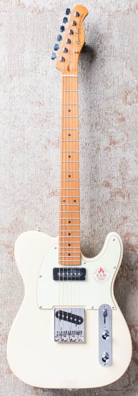 Bacchus Universe Series Tele Roasted P-90 - Old White | Reverb