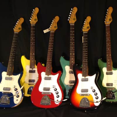 KAPA CO-IV Continental 1966 Guitar COLLECTION. 6 guitars, one group. RARE. Made in the USA. image 1