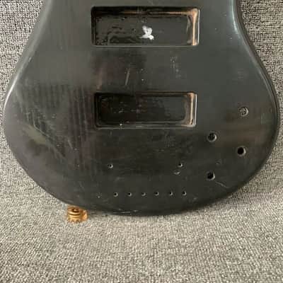 Black 6 String Bass Body with Active Routing image 5