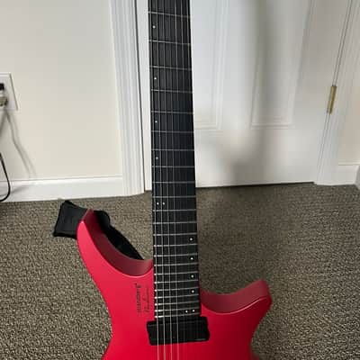 Strandberg Boden Metal NX 7 - Blood Red w/ Case, Strap and Stand image 5