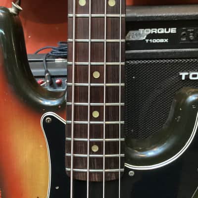 1977 Fender Precision Bass – Vintage USA – 3-Tone Sunburst – Original Pickups image 5