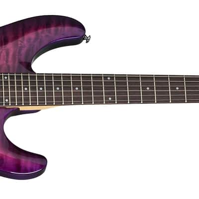 Schecter C-6 Plus Electric Magenta image 1