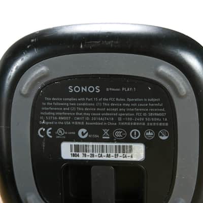 Sonos Play:1 Wireless Smart Speaker CG0116E image 8