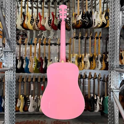 Squier Hello Kitty Dreadnought Acoustic Pink + Strap And Original Box image 7