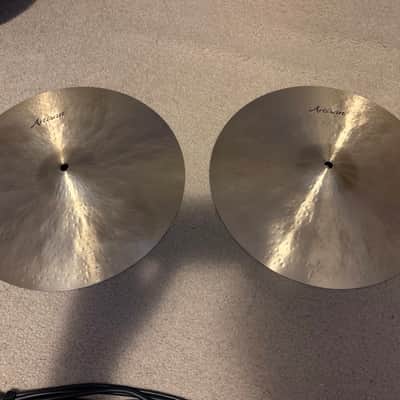 Sabian 15" Artisan Light Hi-Hat Cymbals (Pair) 2017 - 2019 - Natural image 1