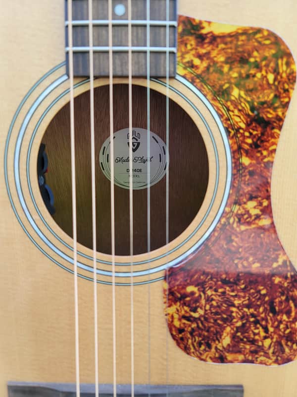 Guild D-240E Acoustic/Electric Guitar Natural image 1