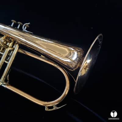 F.E Olds L12 flugelhorn Re-o-Loy #17 mouthpiece case GAMONBRASS imagen 10